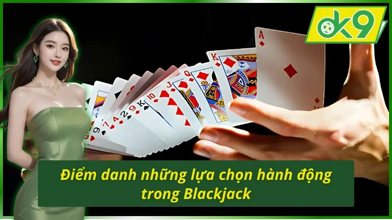 Blackjack OK9 - Chinh Phục Ngôi Vương, Đấu Trí Lôi Cuốn 4 Nút tính năng được nâng cấp trong Blackjack OK9